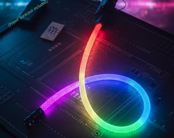Lanterna traseira Cyber LED com LEDs programáveis - Aplicativo Bluetooth + Controle Remoto