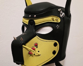 Máscara personalizada para brincar de cachorrinho - Diversos modelos e cores disponíveis