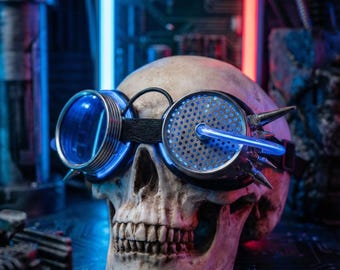 Light up Cyber Gothic Goggles - Crafted in Chaos - Version 2