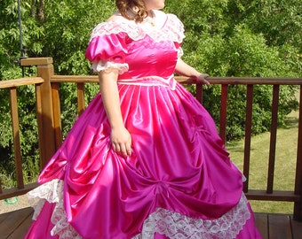 CUSTOM Victorian Bridal Civil War Steampunk Ball Gown Dress in | Etsy