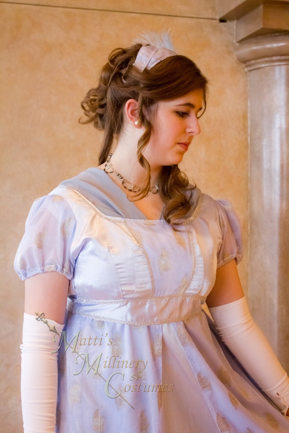 CUSTOM Regency Jane Austen Chiffon Fichu Neck Shawl Scarf - Etsy