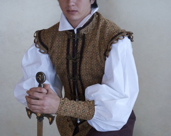 Renaissance Noblemen Jerkin Tudor Hunting Outfit With Hat - Etsy
