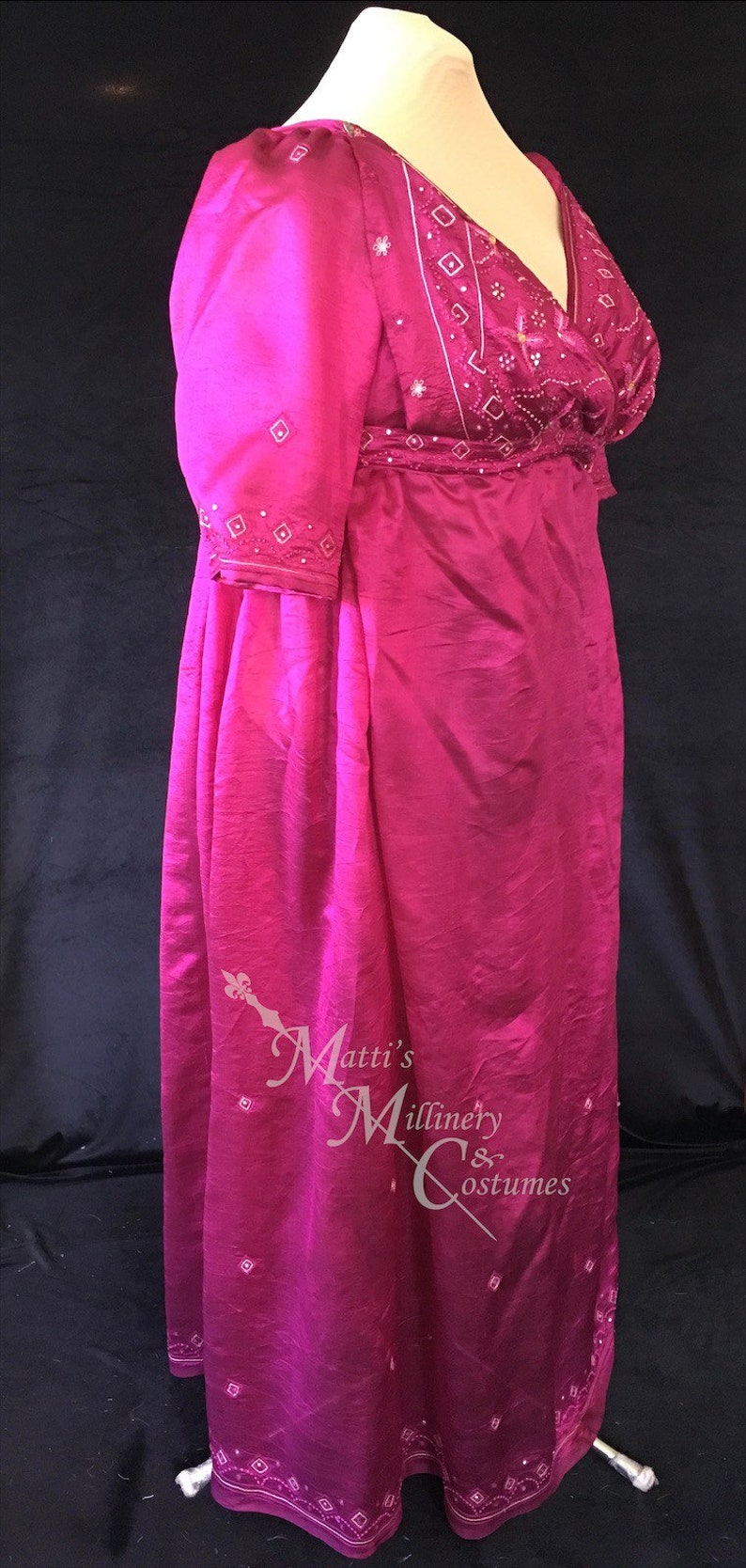jane austen dresses plus size