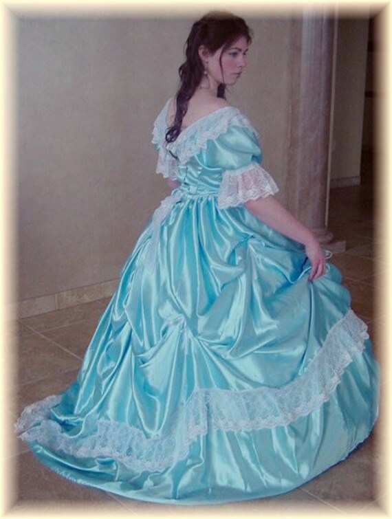 steampunk evening gown