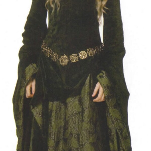 Eowyn LOTR Green Maiden Fantasy Medieval Replica Dress Gown CUSTOM RESERVED