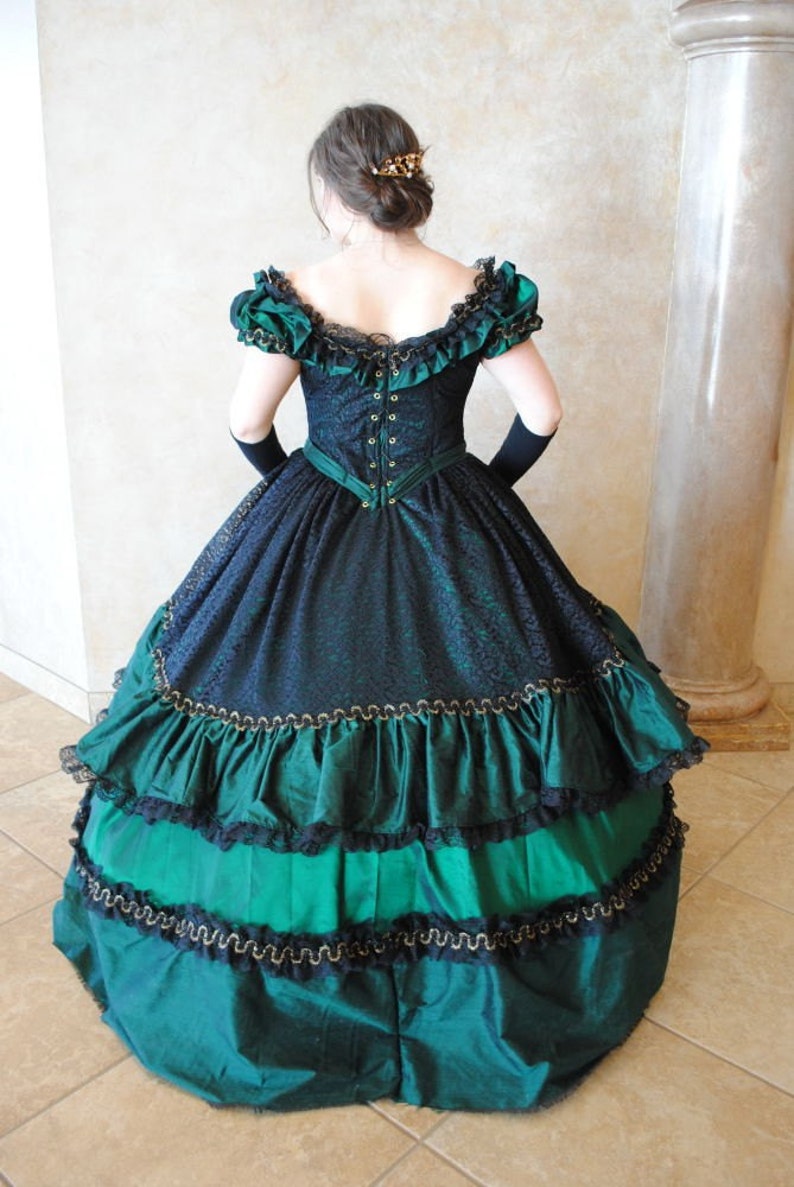 civil war ball gown