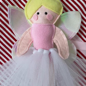 Christmas tree fairy. Perfect for festive room decor, fairy decoration, fairy tree topper. Handmade heirloom angel tree decoration