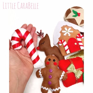 Christmas decoration garland, handmade. Choose any 6 decorations to make your garland. Banner, Xmas decoration, garland, decor, wall hanging