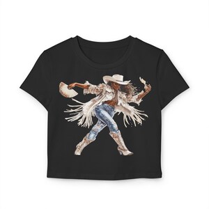 ブラックガールズラインダンスTシャツ、ボヘミアンレディースベビーTシャツ - スタイリッシュなカントリーシックTシャツ、トレイルライドTシャツ、サマーアウトフィット、ボヘミアンバイブ
