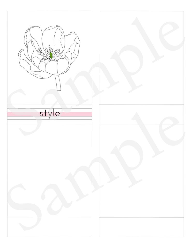 PARTS of the TULIP - 3 Part Nomenclature Cards - Montessori Botany ...