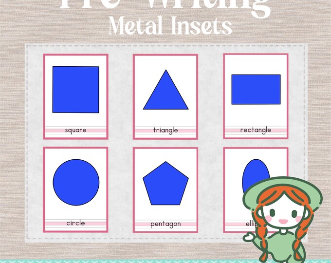 Montessori Metal Inset Design Cards- Japan - Etsy Canada