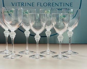 7 vasos de cristal J G Durand