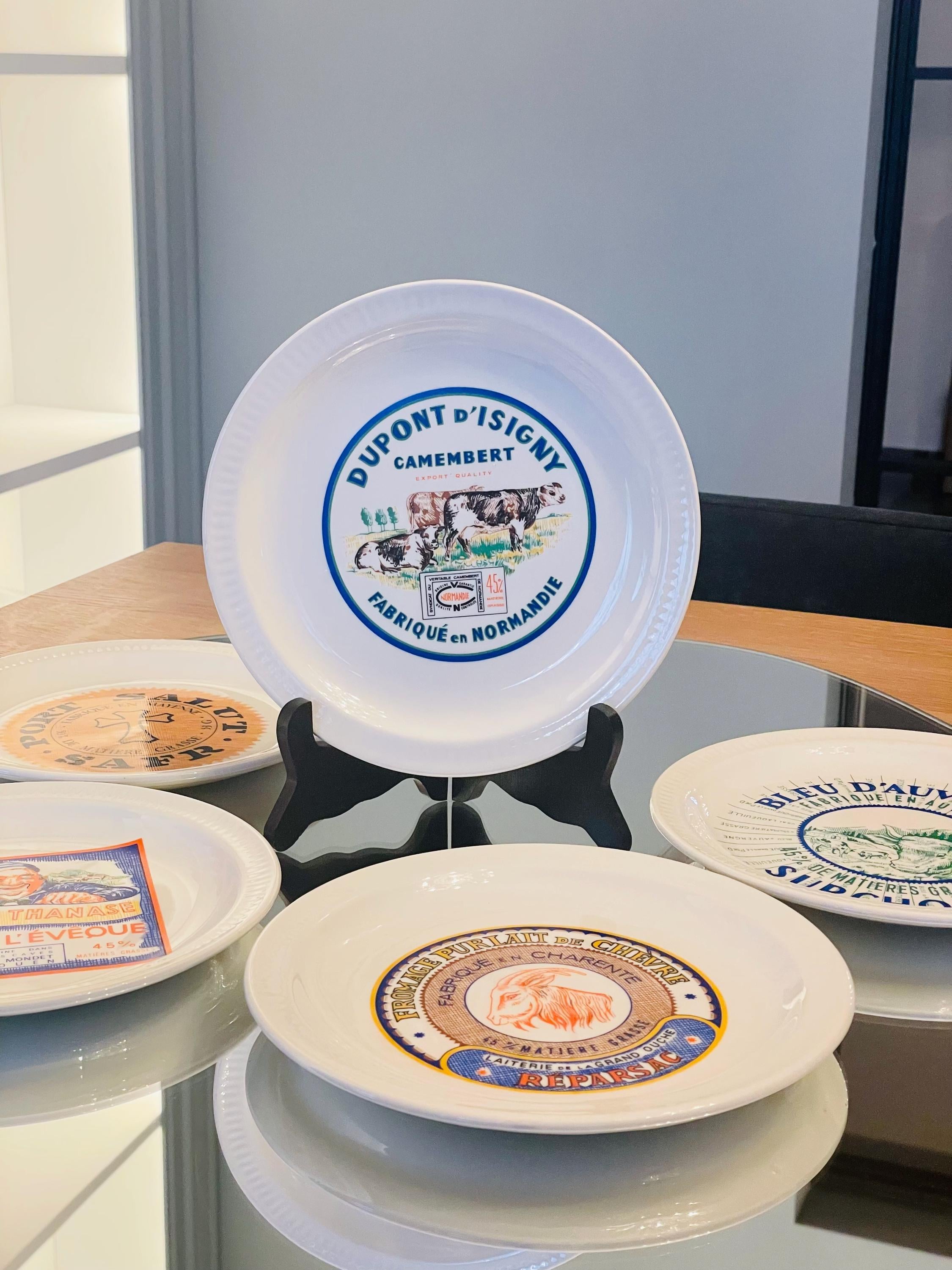 5 French St Amand Cheese Plates - Etsy