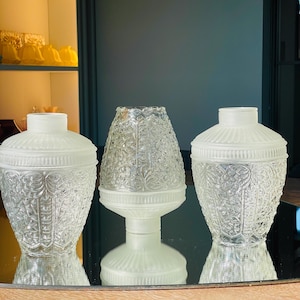 3 beautiful art deco lampshades