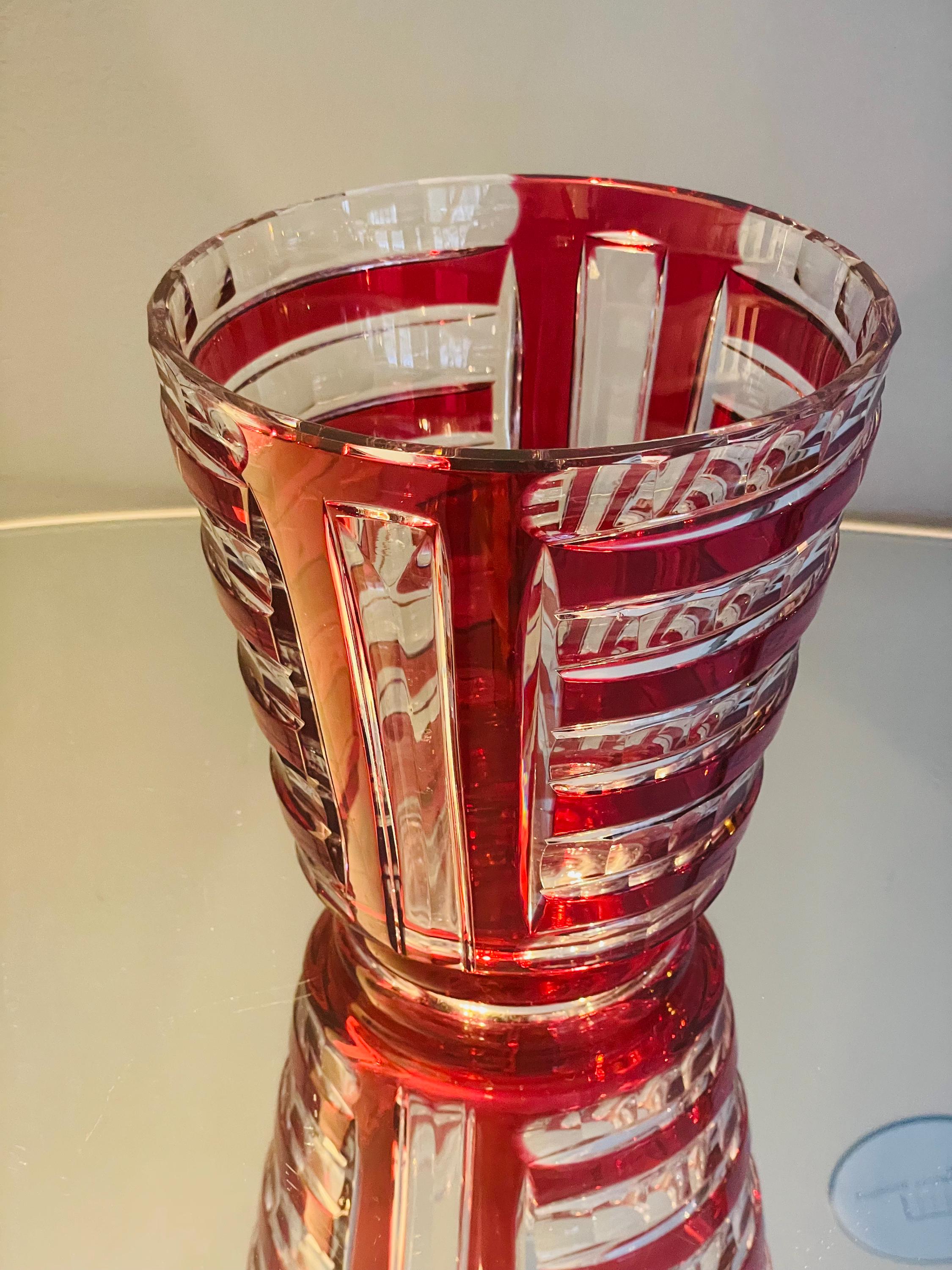 Val Saint Lambert Vase - Etsy