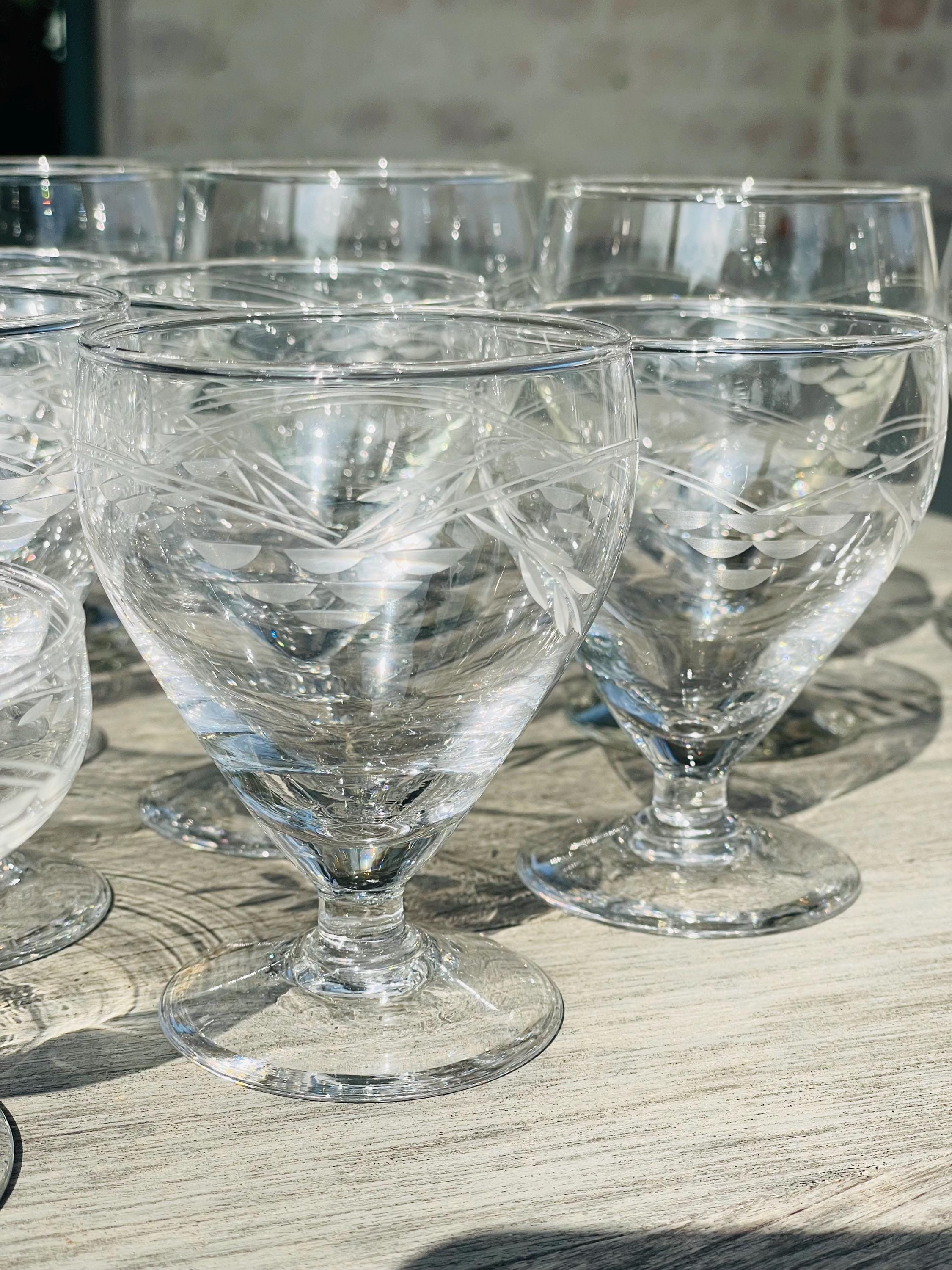 40-piece Art Deco Cut Glass Tableware Canada