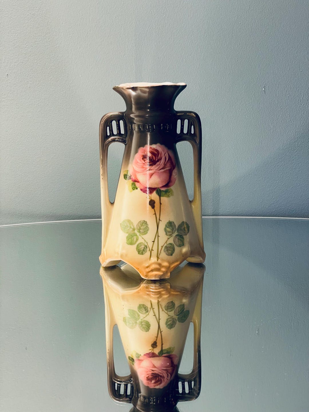 80s Art Deco Vase CVV Vianne アール・デコ 花瓶 Art Deco 80s Vase