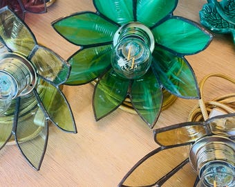 lampy kwiatowe ręcznie robione