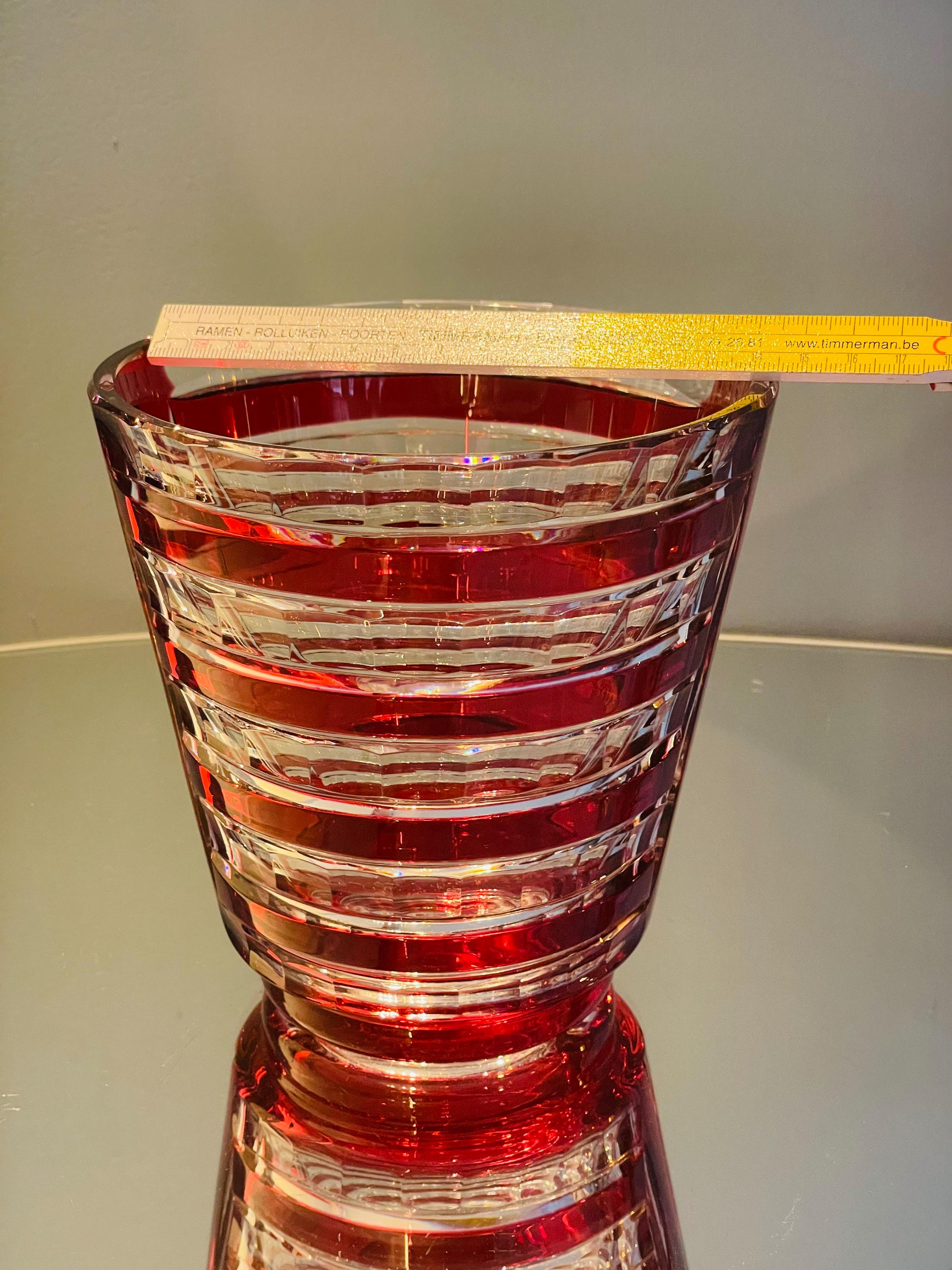 時韓　Val Saint Lambert 時韓 Val Saint Lambert Val Saint Lambert Vase - Etsy