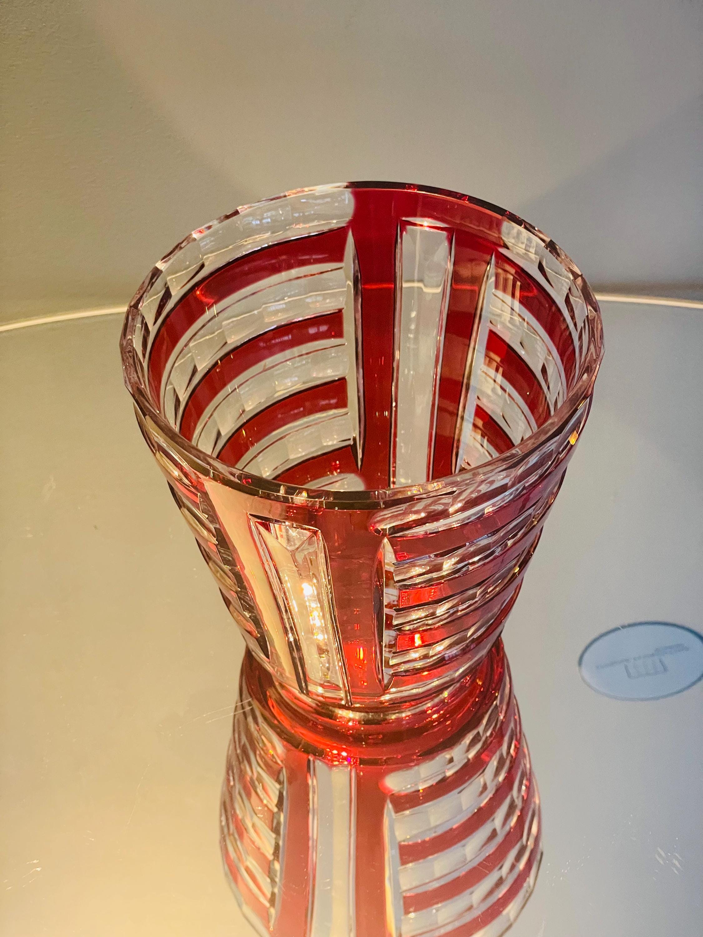 Val Saint Lambert Vase - Etsy