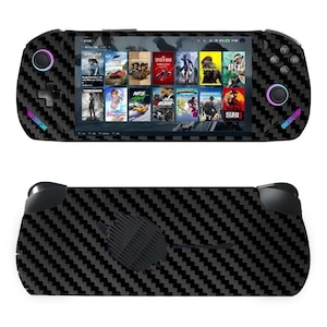 OneXPlayer Carbon Fiber Skin Wrap – Compatible with OneNotebook Aviator F1 Pro and F1 | Console Vinyl Sticker Front and Back