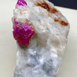 Natural Afghan Ruby Specimens – Deep Red Raw  Collector's Gems from Afghanistan