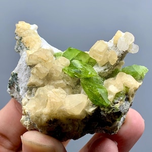 Natural Stunning Titanite sphene crystals on matrix with calcite combine from Skardu Pakistan,