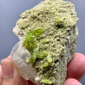 Natural Stunning Titanite sphene crystals on matrix with calcite combine from Skardu Pakistan,