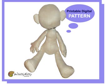 human plush pattern