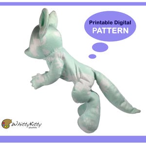 PATTERN - Floppy Chibi Anthro Plush