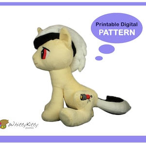 PATTERN - Male Sitting Pony Plushie