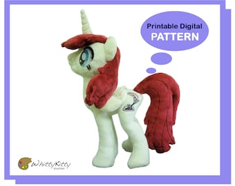 PATTERN - Princess Pony Plushie