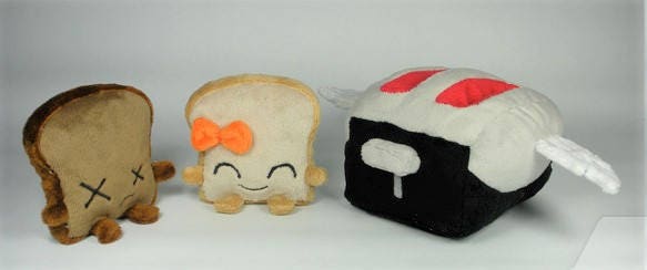 MOTIF - Peluches pour grille-pain et pain grillé