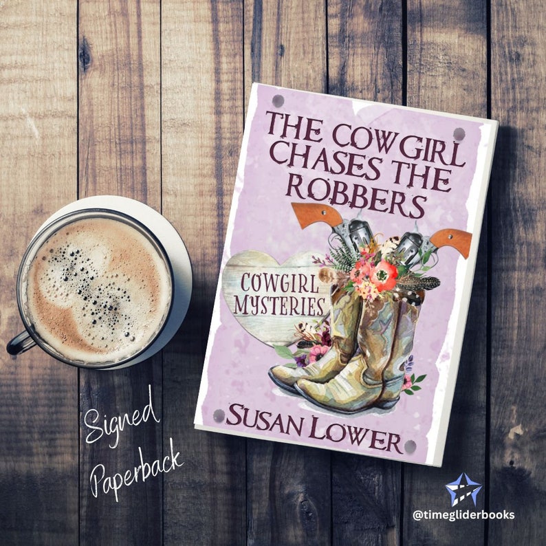 La cow-girl chasse les méchants tome 3 exemplaire signé par Susan Lower de Cowgirl Mysteries image 1