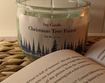Christmas Tree Forest Scented 11oz Soy Candle