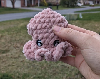 Crochet Squid Keychains