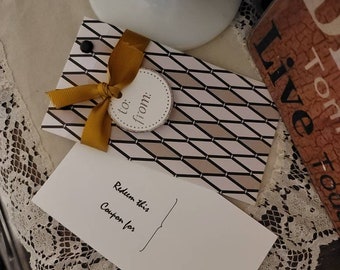 Personalized Coupon Book Gift for Him - Naughty or Nice Coupons