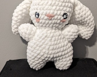 Crochet Snuggle Bunny stuffed animal toy, lovey, softie, plushie