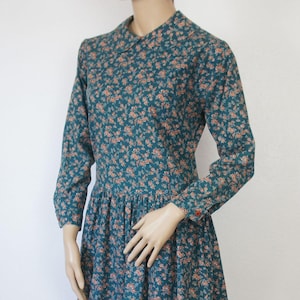 Green Calico Dress - Etsy