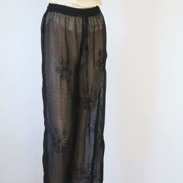 Sheer Harem Pants Etsy