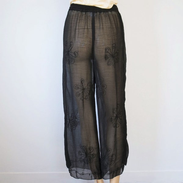 Sheer Harem Pants Etsy