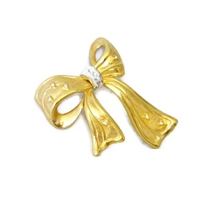 Vintage Brooch Bow Pin Signed NLH Costume Jewelry Birthday Special Occasion Bild 3