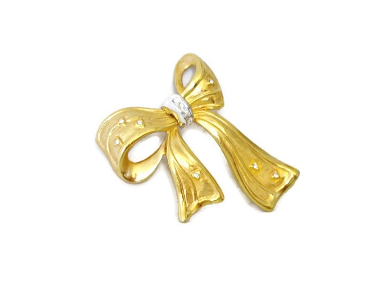 Vintage Brooch Bow Pin Signed NLH Costume Jewelry Birthday Special Occasion Bild 3