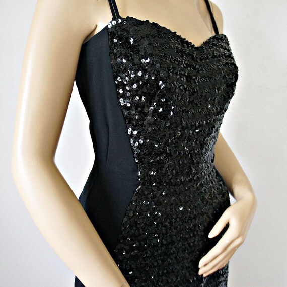 Little Black Sequin Dress