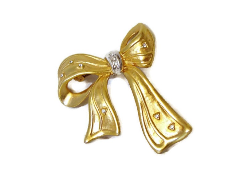 Vintage Brooch Bow Pin Signed NLH Costume Jewelry Birthday Special Occasion Bild 5