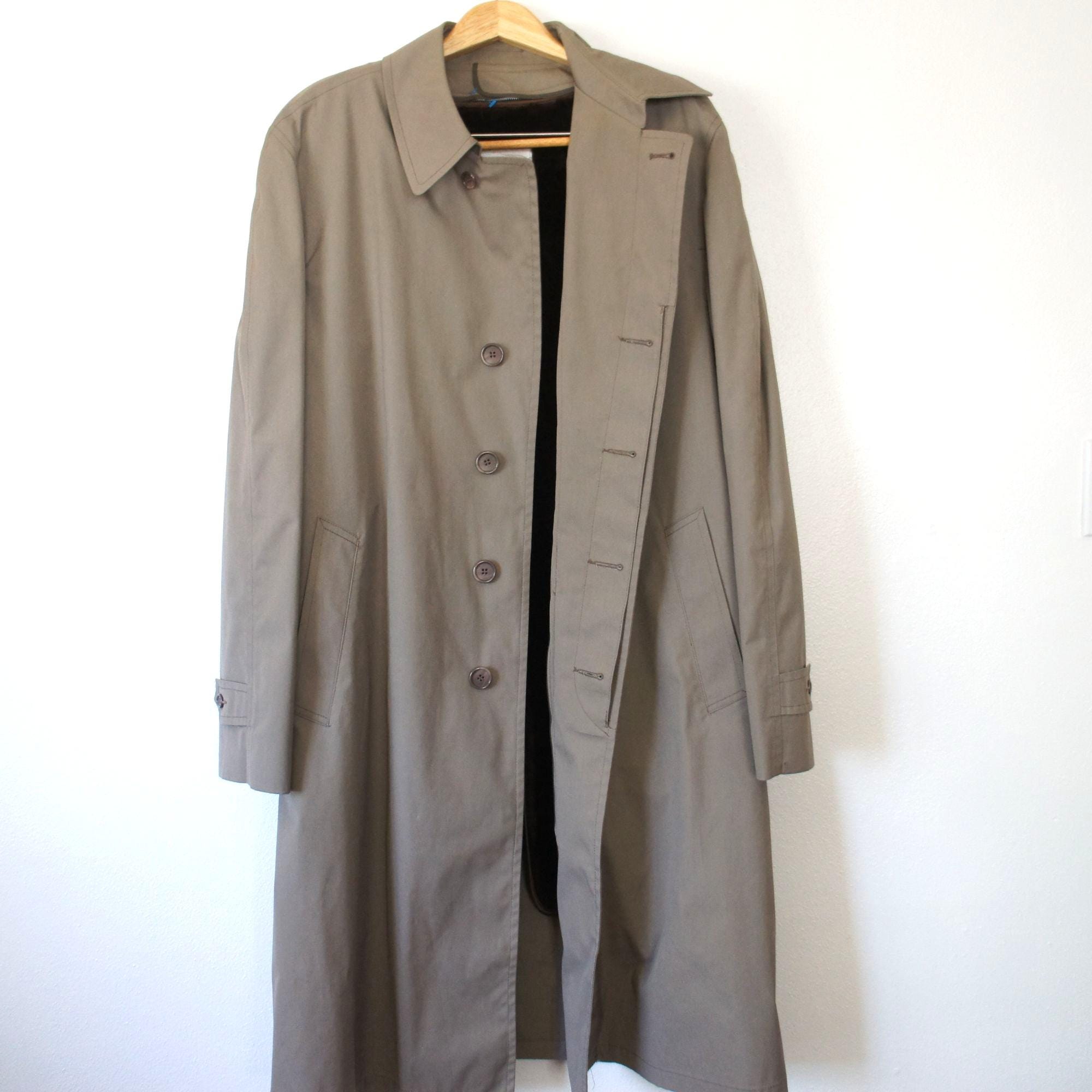 Vintage Overcoat Size 46 - Etsy