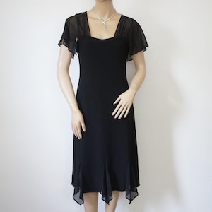 black dress for celebration of life Funeral Outfit For Women