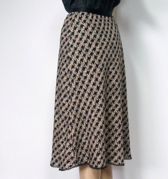Full Skirt Vintage Size Tagged 16 Elastic Waist L… - image 4