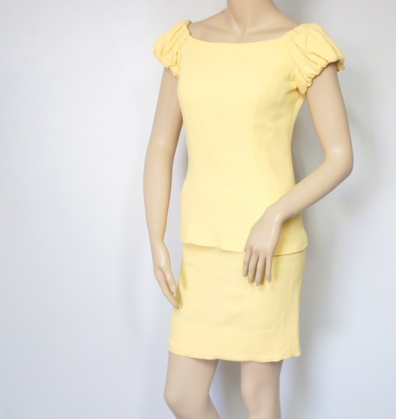 Cute Yellow Vintage Dress