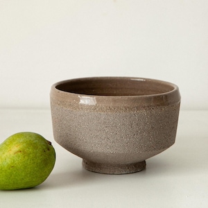 Gray Handmade Chawan Tea Bowl, Japanese Matcha Cup, Rustic Ceramic Stoneware Bowl, Wabi Sabi Pottery, Tea Ceremony Gift, Minimalist Tea Ware